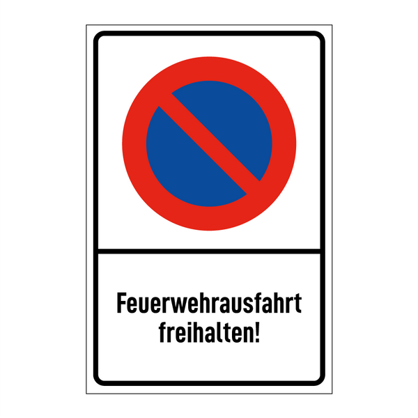 Feuerwehrausfahrt freihalten!