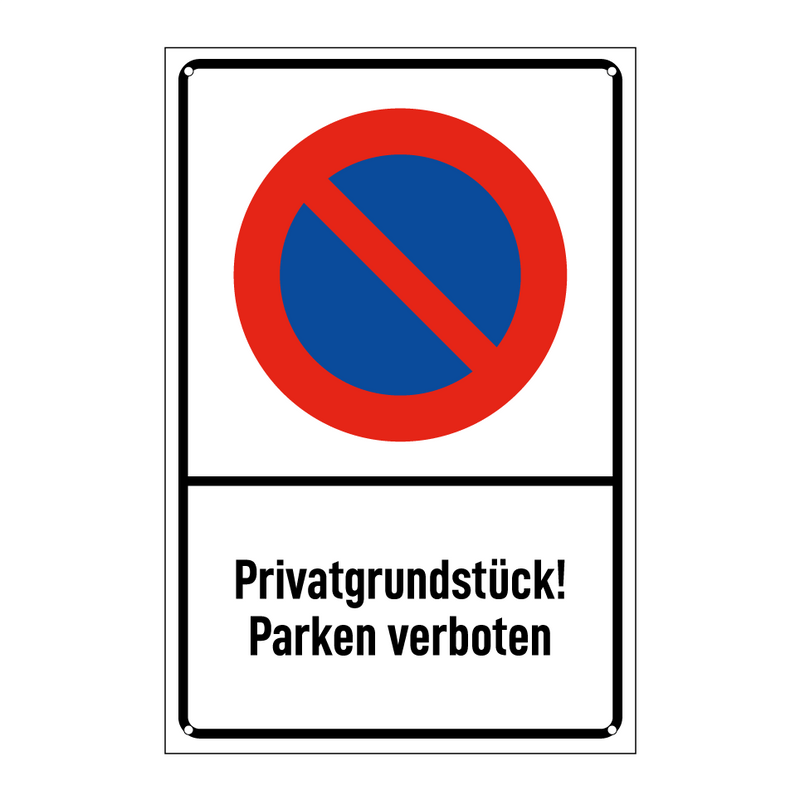 Privatgrundstück! Parken verboten