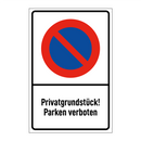 Privatgrundstück! Parken verboten