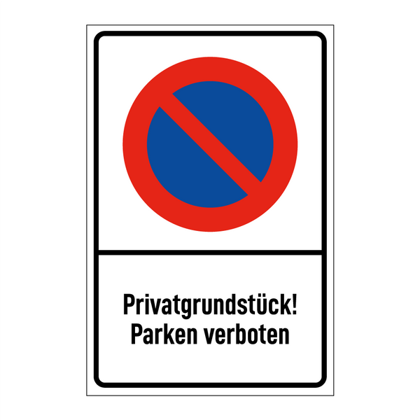 Privatgrundstück! Parken verboten