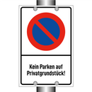 Kein Parken auf Privatgrundstück!