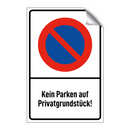 Kein Parken auf Privatgrundstück!