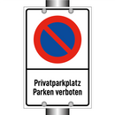 Privatparkplatz Parken verboten