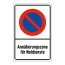 Annäherungszone für Notdienste