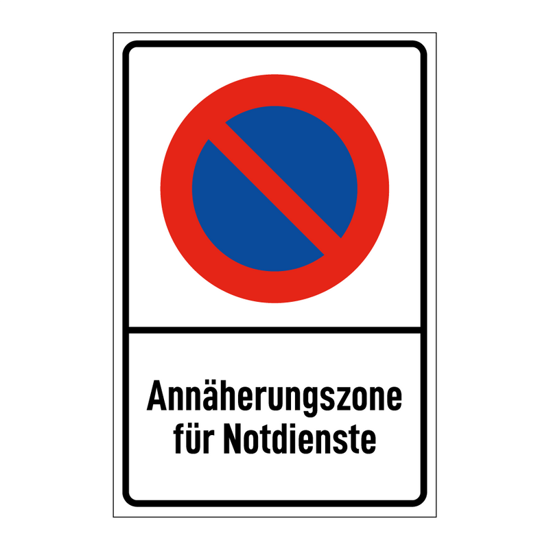 Annäherungszone für Notdienste