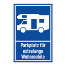 Parkplatz für extralange Wohnmobile