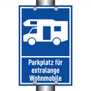 Parkplatz für extralange Wohnmobile
