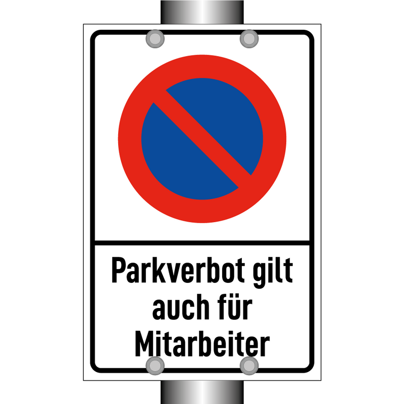 Parkverbot gilt auch für Mitarbeiter