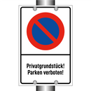 Privatgrundstück! Parken verboten!