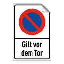 Gilt vor dem Tor