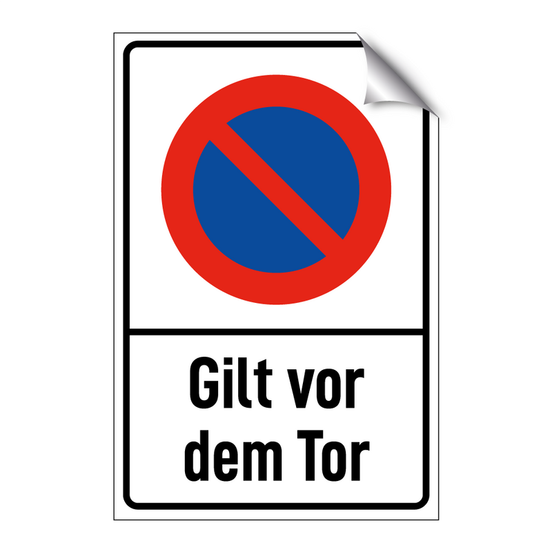 Gilt vor dem Tor
