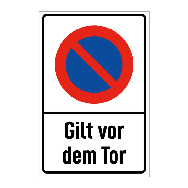 Gilt vor dem Tor