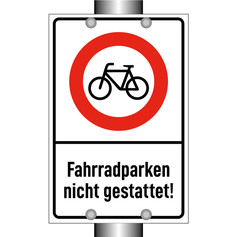 Fahrradparken nicht gestattet!