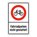 Fahrradparken nicht gestattet!