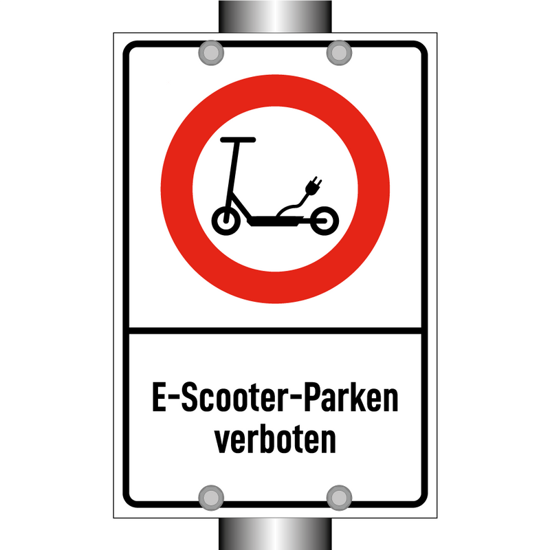 E-Scooter-Parken verboten