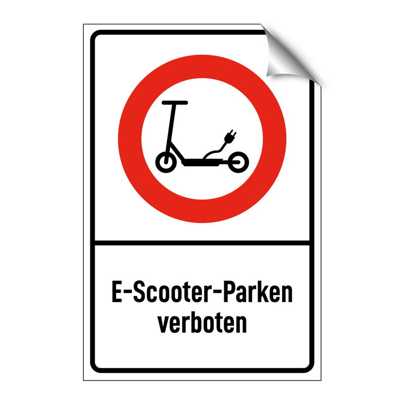 E-Scooter-Parken verboten