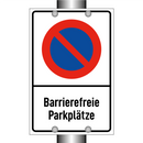 Barrierefreie Parkplätze