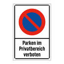 Parken im Privatbereich verboten