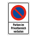 Parken im Privatbereich verboten
