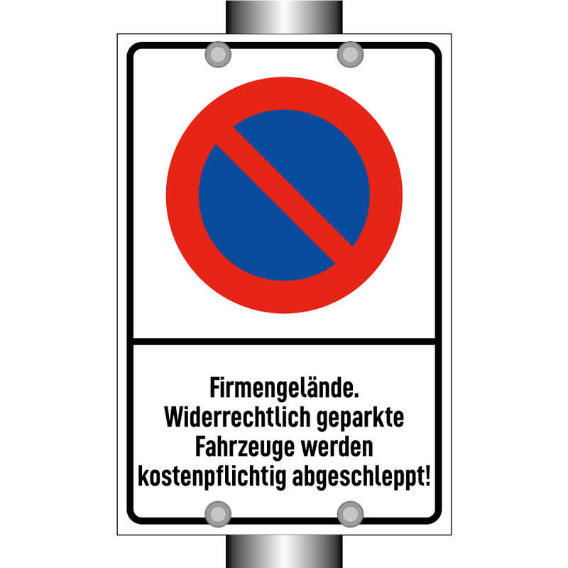 Firmengelände. Widerrechtlich geparkte Fahrzeuge werden kostenpflichtig abgeschleppt!