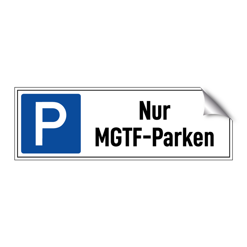 Nur MGTF-Parken