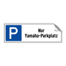 Nur Yamaha-Parkplatz