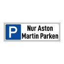Nur Aston Martin Parken