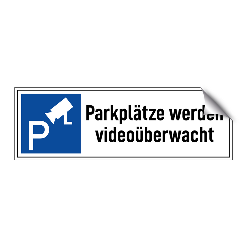 Parkplätze werden videoüberwacht