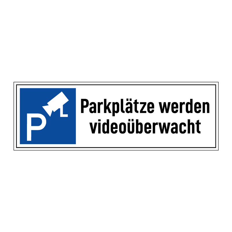Parkplätze werden videoüberwacht