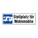 Stellplatz für Wohnmobile
