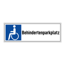 Behindertenparkplatz