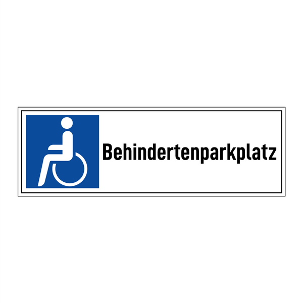 Behindertenparkplatz