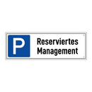 Reserviertes Management