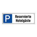 Reservierte Hotelgäste