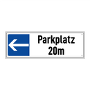 Parkplatz 20m