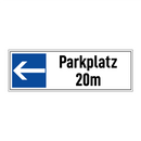 Parkplatz 20m