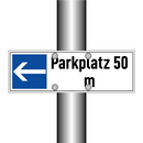 Parkplatz 50 m