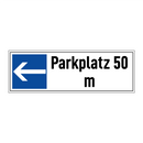 Parkplatz 50 m