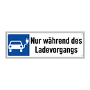 Nur während des Ladevorgangs