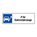 P für Elektrofahrzeuge