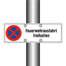 Feuerwehrausfahrt freihalten