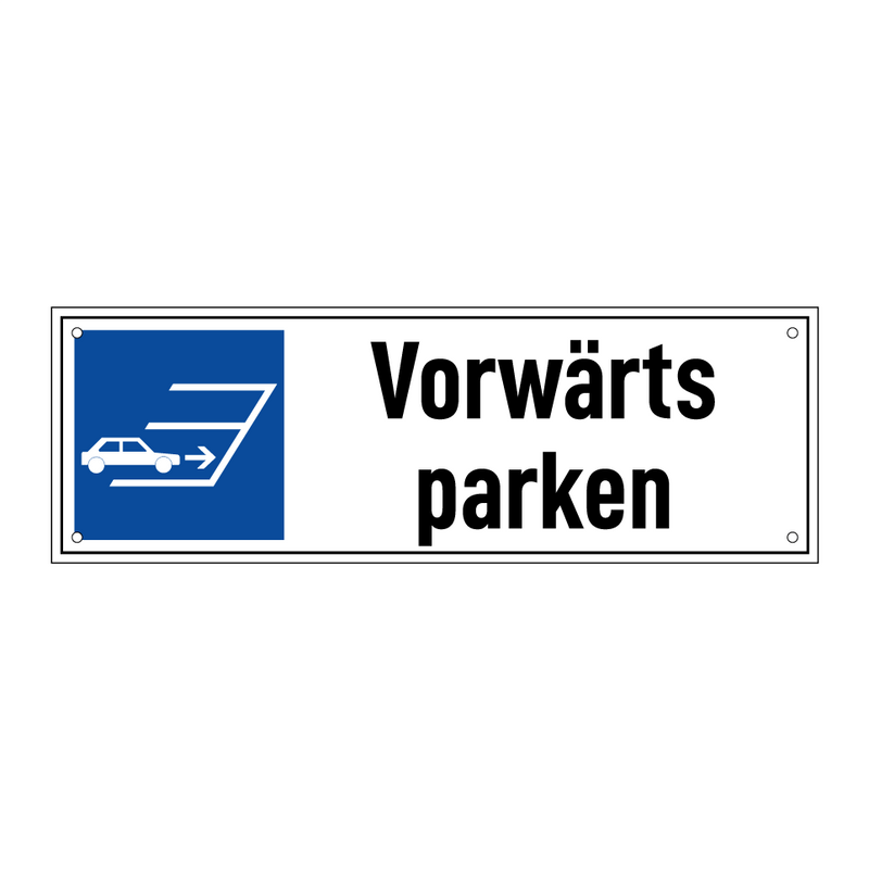 Vorwärts parken