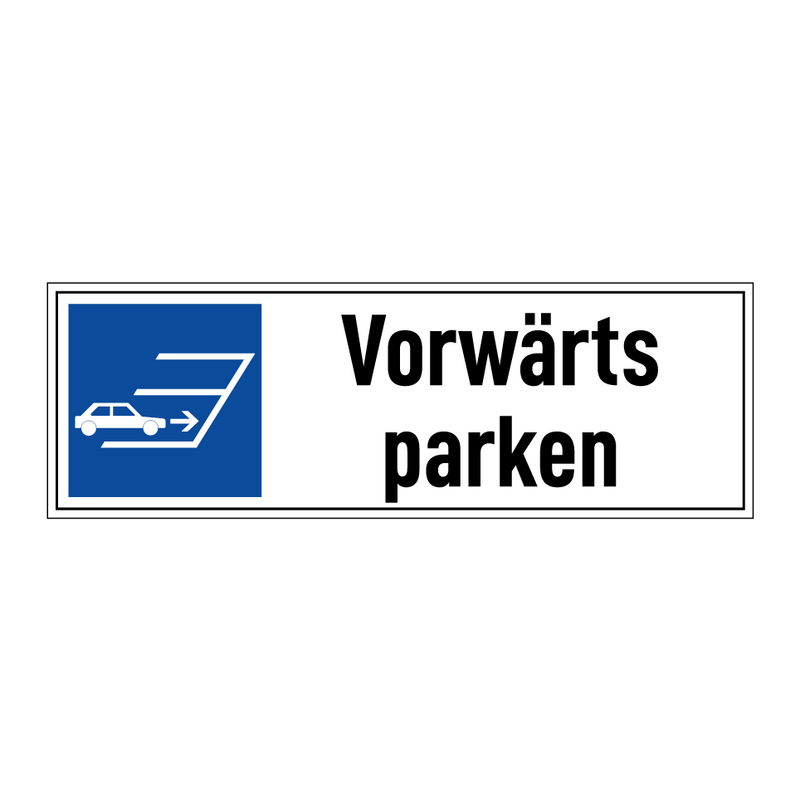 Vorwärts parken