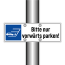 Bitte nur vorwärts parken!