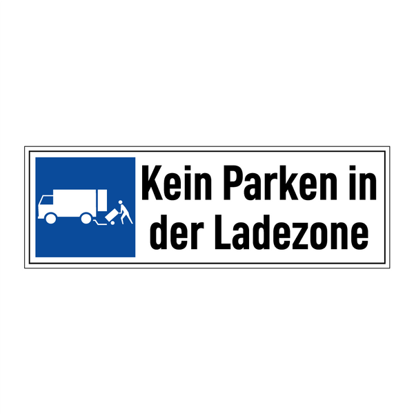 Kein Parken in der Ladezone