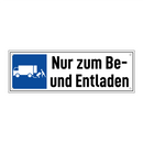 Nur zum Be- und Entladen