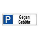 Gegen Gebühr