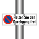 Halten Sie den Durchgang frei