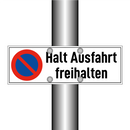 Halt Ausfahrt freihalten