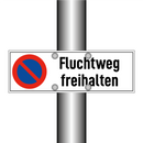 Fluchtweg freihalten